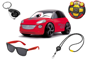 RC Opel Adam + 3 Opel Fanartikel