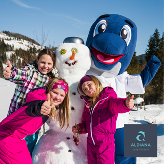 Familienurlaub in den Bergen in einem Aldiana Club Resort (*)