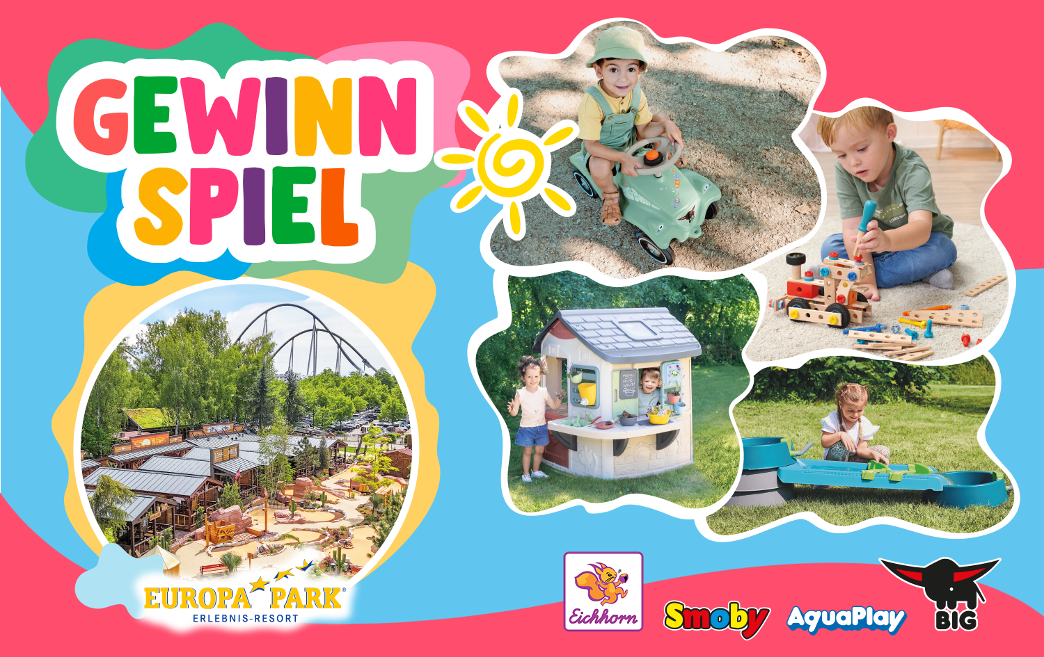 Europa-Park Gewinnspiel 2026 BIG Smoby AquaPlay Eichhorn