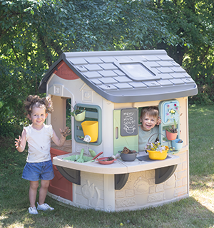 1x Smoby Life Matschküchen Spielhaus